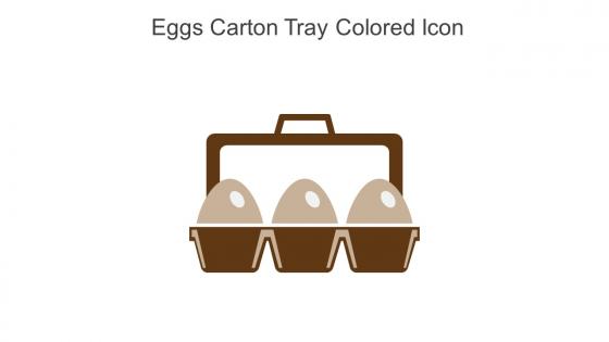 Eggs Carton Tray Colored Icon In Powerpoint Pptx Png And Editable Eps Format