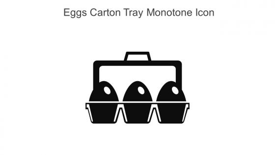 Eggs Carton Tray Monotone Icon In Powerpoint Pptx Png And Editable Eps Format