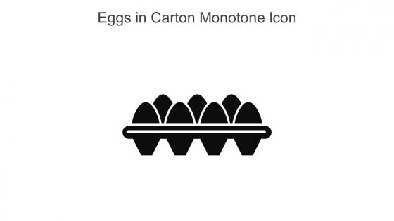 Eggs In Carton Monotone Icon In Powerpoint Pptx Png And Editable Eps Format