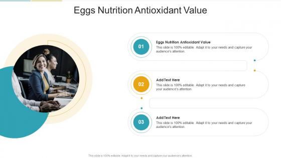 Eggs Nutrition Antioxidant Value In Powerpoint And Google Slides Cpb