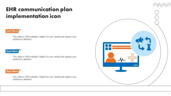 EHR Communication Plan Implementation Icon