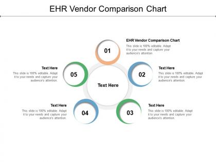 Ehr vendor comparison chart ppt powerpoint presentation inspiration slide cpb
