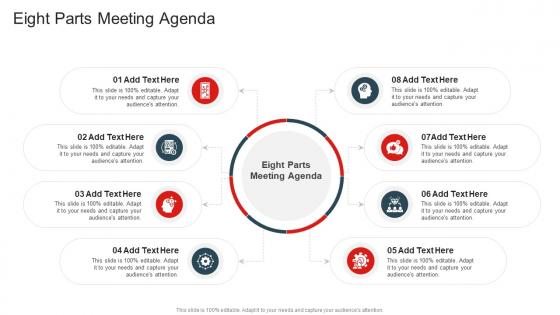 Eight Parts Meeting Agenda In Powerpoint And Google Slides Cpb