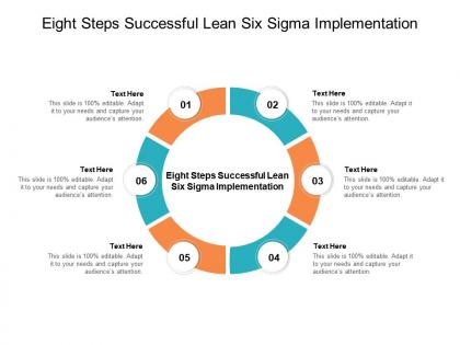 Eight steps successful lean six sigma implementation ppt powerpoint icons cpb