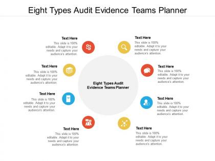 Eight types audit evidence teams planner ppt powerpoint presentation file shapes cpb