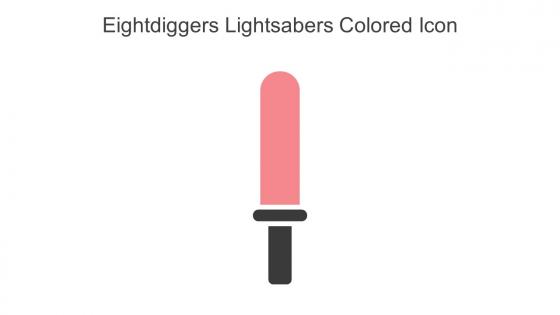 Eightdiggers Lightsabers Colored Icon In Powerpoint Pptx Png And Editable Eps Format
