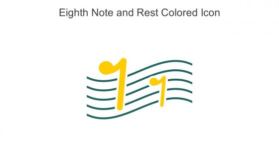 Eighth Note And Rest Colored Icon In Powerpoint Pptx Png And Editable Eps Format