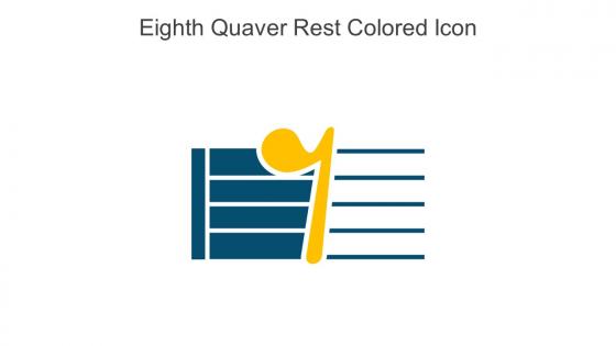 Eighth Quaver Rest Colored Icon In Powerpoint Pptx Png And Editable Eps Format