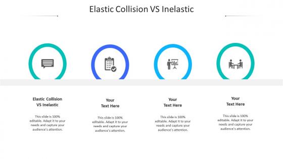 Elastic collision vs inelastic ppt powerpoint presentation infographic template slide portrait cpb
