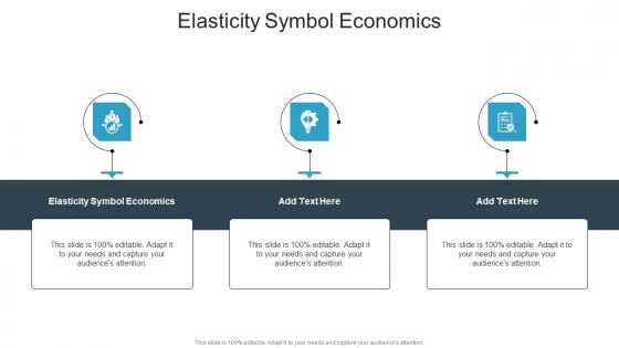 Elasticity Symbol Economics In Powerpoint And Google Slides Cpb