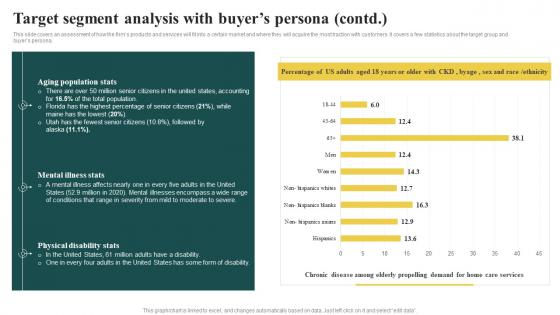 Elderly Care Business Plan Target Segment Analysis With Buyers Persona BP SS