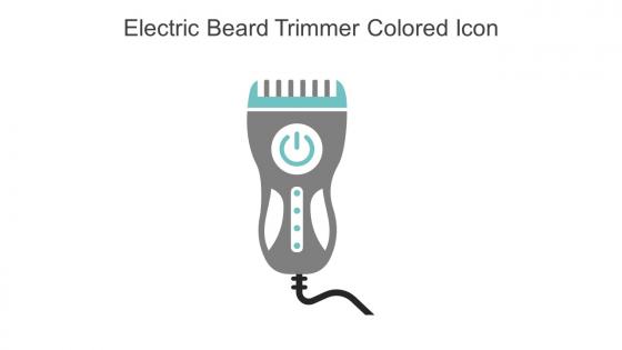 Electric Beard Trimmer Colored Icon In Powerpoint Pptx Png And Editable Eps Format