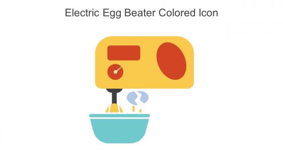 Electric Egg Beater Colored Icon In Powerpoint Pptx Png And Editable Eps Format