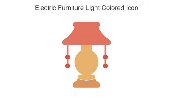 Electric Furniture Light Colored Icon In Powerpoint Pptx Png And Editable Eps Format