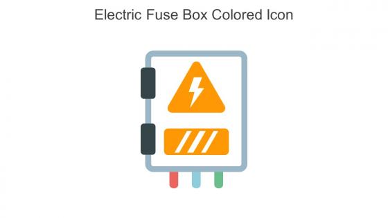 Electric Fuse Box Colored Icon In Powerpoint Pptx Png And Editable Eps Format