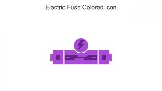 Electric Fuse Colored Icon In Powerpoint Pptx Png And Editable Eps Format