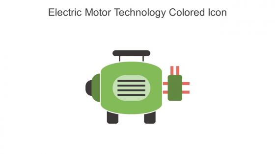 Electric Motor Technology Colored Icon In Powerpoint Pptx Png And Editable Eps Format