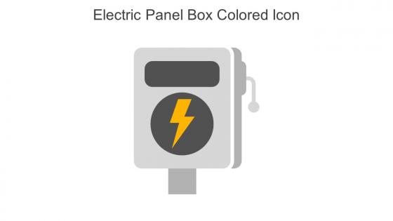 Electric Panel Box Colored Icon In Powerpoint Pptx Png And Editable Eps Format