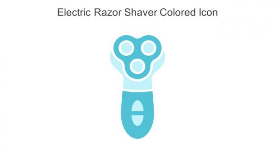 Electric Razor Shaver Colored Icon In Powerpoint Pptx Png And Editable Eps Format