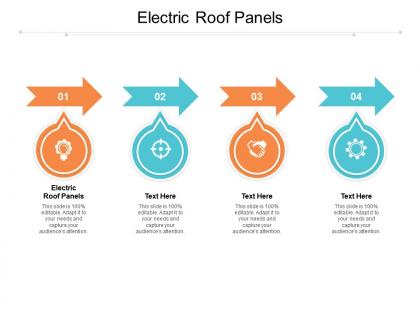 Electric roof panels ppt powerpoint presentation gallery clipart cpb