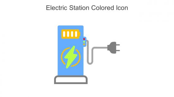 Electric Station Colored Icon In Powerpoint Pptx Png And Editable Eps Format