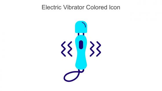 Electric Vibrator Colored Icon In Powerpoint Pptx Png And Editable Eps Format