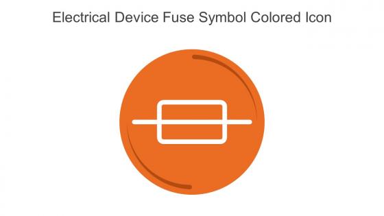 Electrical Device Fuse Symbol Colored Icon In Powerpoint Pptx Png And Editable Eps Format