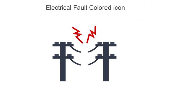 Electrical Fault Colored Icon In Powerpoint Pptx Png And Editable Eps Format
