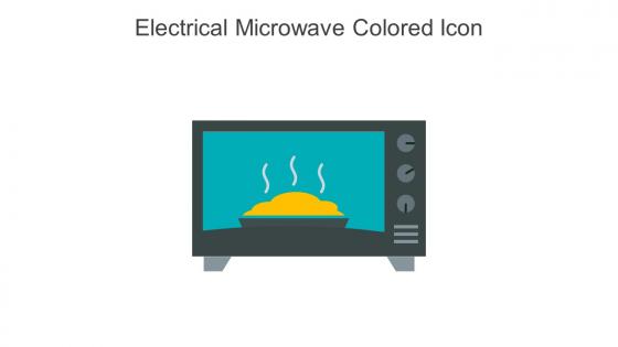 Electrical Microwave Colored Icon In Powerpoint Pptx Png And Editable Eps Format