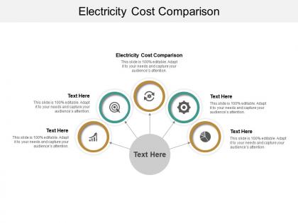 Electricity cost comparison ppt powerpoint presentation slides outfit cpb