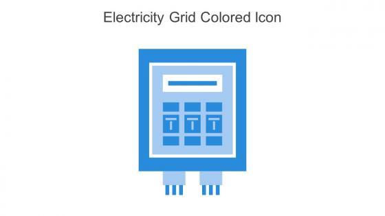 Electricity Grid Colored Icon In Powerpoint Pptx Png And Editable Eps Format