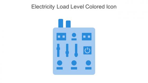 Electricity Load Level Colored Icon In Powerpoint Pptx Png And Editable Eps Format