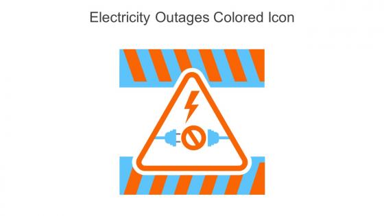 Electricity Outages Colored Icon In Powerpoint Pptx Png And Editable Eps Format