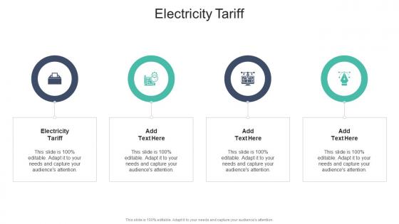 Electricity Tariff In Powerpoint And Google Slides Cpb