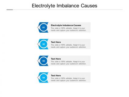 Electrolyte imbalance causes ppt powerpoint presentation visual aids infographics cpb