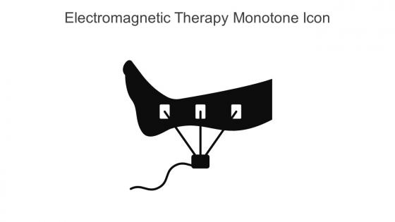 Electromagnetic Therapy Monotone Icon In Powerpoint Pptx Png And Editable Eps Format