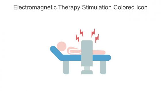 Electromagnetic Therapy Stimulation Colored Icon In Powerpoint Pptx Png And Editable Eps Format