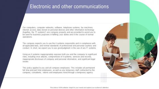 Electronic And Other Communications Handbook For Corporate Employees