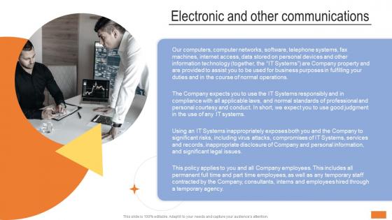 Electronic And Other Communications Workplace Policy Guide For Employees