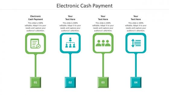 Electronic cash payment ppt powerpoint presentation portfolio show cpb