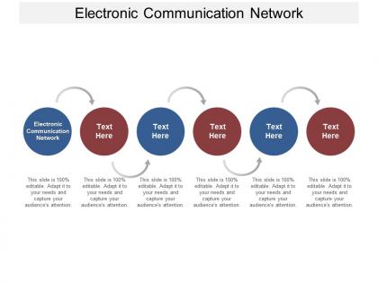Electronic communication network ppt powerpoint presentation model smartart cpb
