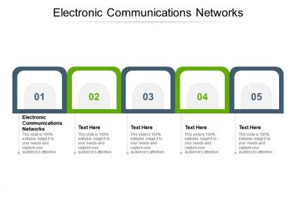 Electronic communications networks ppt powerpoint presentation infographics information cpb
