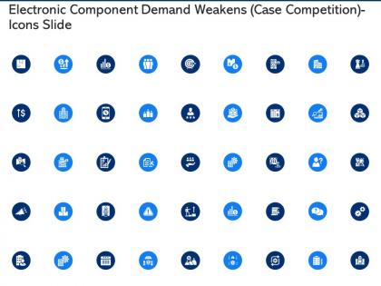 Electronic component demand weakens case competition icons slide