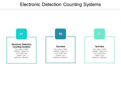 Electronic detection counting systems ppt powerpoint presentation inspiration files cpb