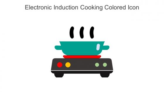 Electronic Induction Cooking Colored Icon In Powerpoint Pptx Png And Editable Eps Format