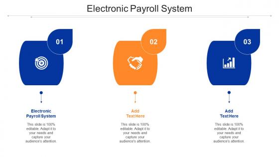 Electronic Payroll System Ppt Powerpoint Presentation Inspiration Cpb