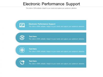 Electronic performance support ppt powerpoint presentation example cpb
