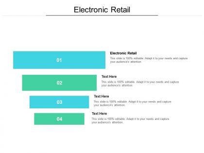 Electronic retail ppt powerpoint presentation infographics gallery cpb