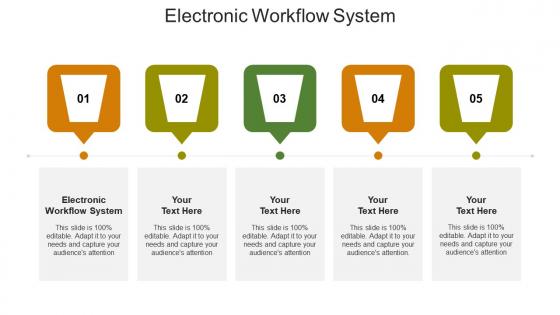 Electronic workflow system ppt powerpoint presentation gallery good cpb