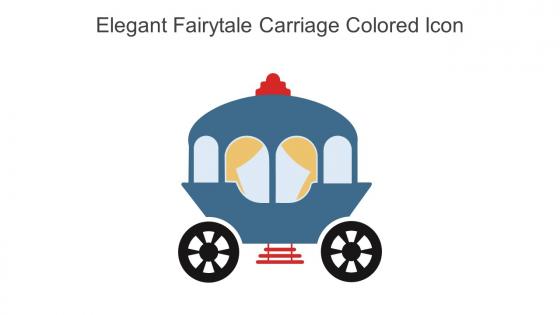 Elegant Fairytale Carriage Colored Icon In Powerpoint Pptx Png And Editable Eps Format